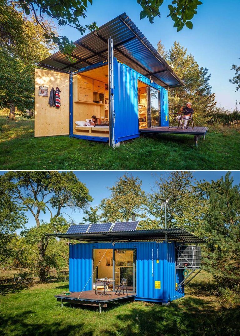 +30 casitas prefabricadas construidas con contenedores - Casas de Campo