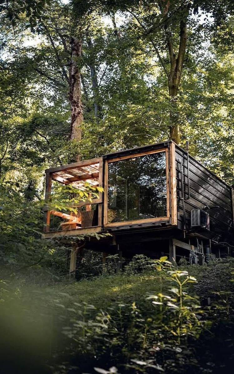Consejos para construir una casa de contenedores en el bosque. - Casas ...